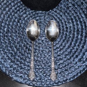 Vintage Stainless steel  serving  Spoons Set